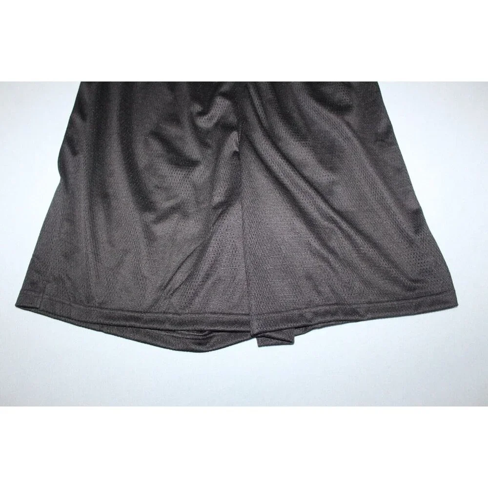 NWT DSG Men's Black Pocketless Mesh Training Shorts L 10'' Inseam Athletic Fit - Picture 6 of 8